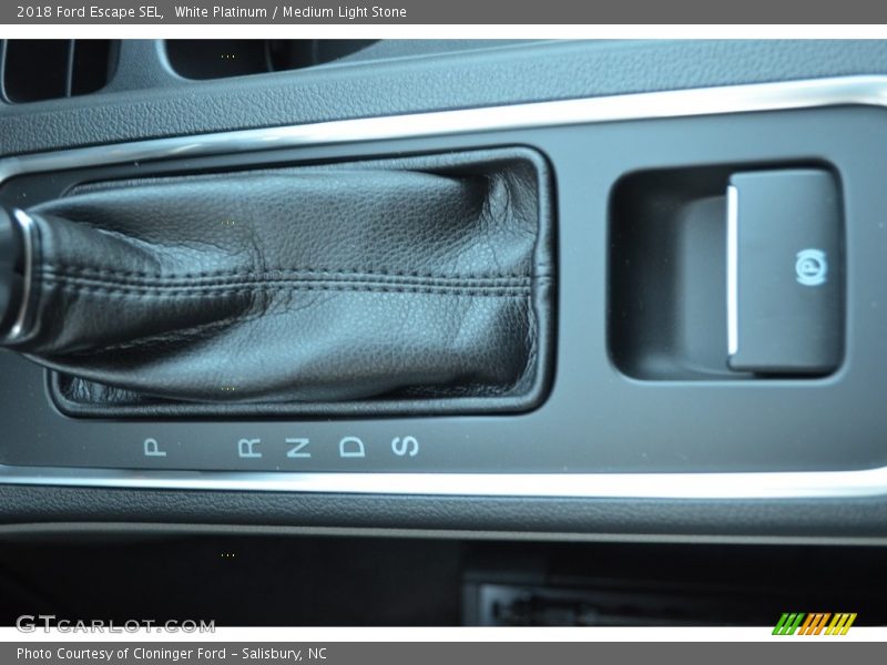 White Platinum / Medium Light Stone 2018 Ford Escape SEL