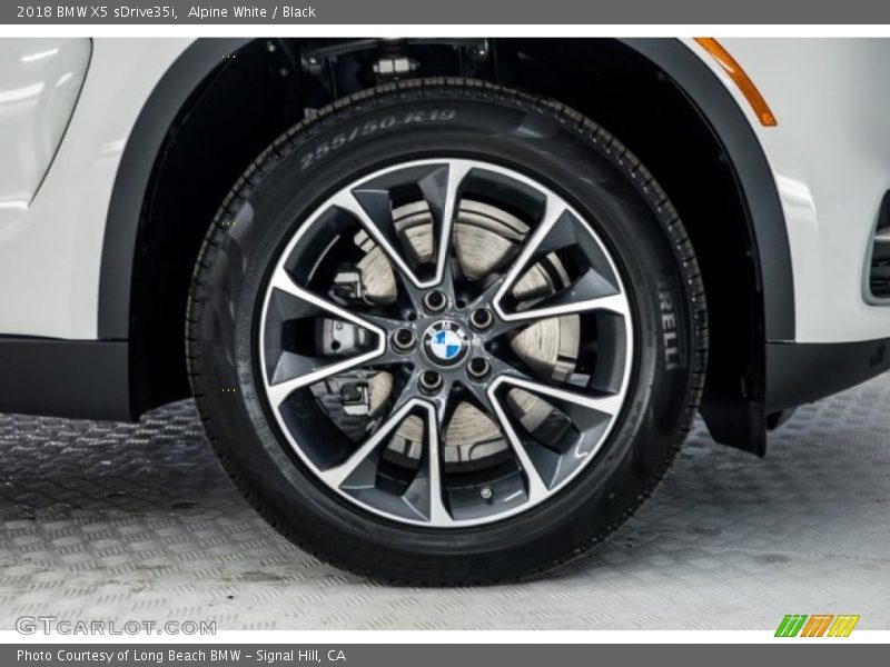 Alpine White / Black 2018 BMW X5 sDrive35i