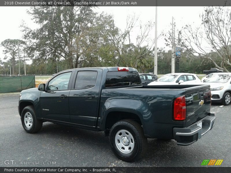 Graphite Metallic / Jet Black/Dark Ash 2018 Chevrolet Colorado WT Crew Cab