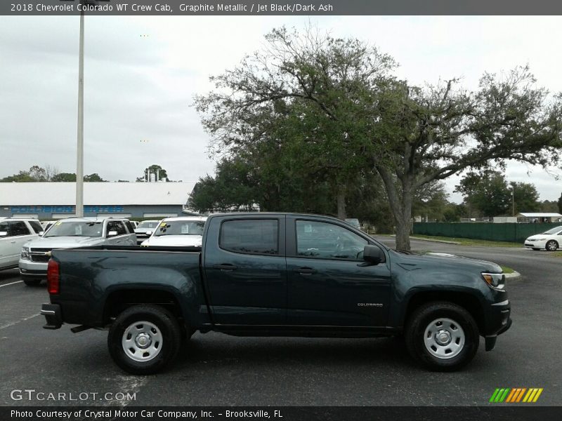 Graphite Metallic / Jet Black/Dark Ash 2018 Chevrolet Colorado WT Crew Cab