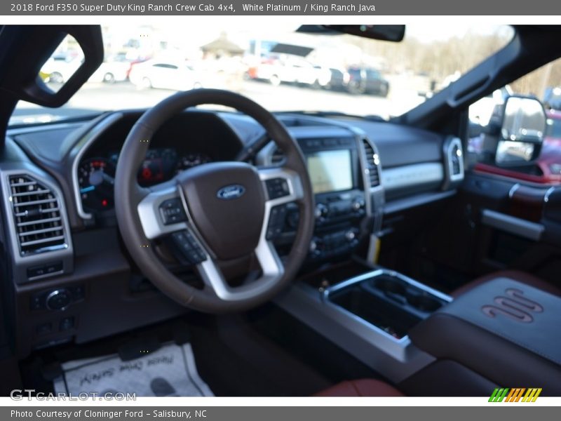 White Platinum / King Ranch Java 2018 Ford F350 Super Duty King Ranch Crew Cab 4x4