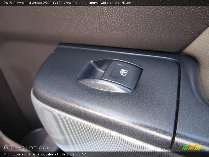 Summit White / Cocoa/Dune 2015 Chevrolet Silverado 2500HD LTZ Crew Cab 4x4