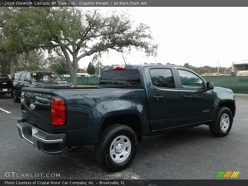 Graphite Metallic / Jet Black/Dark Ash 2018 Chevrolet Colorado WT Crew Cab
