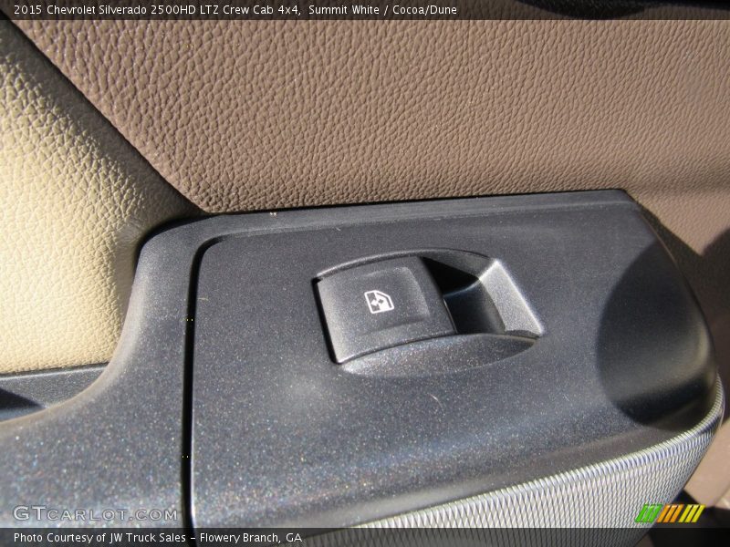 Summit White / Cocoa/Dune 2015 Chevrolet Silverado 2500HD LTZ Crew Cab 4x4