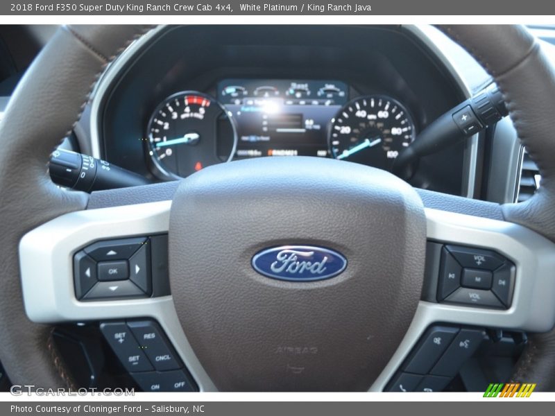 White Platinum / King Ranch Java 2018 Ford F350 Super Duty King Ranch Crew Cab 4x4