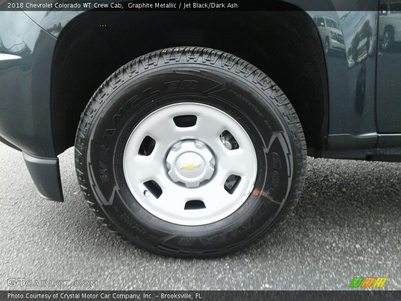 Graphite Metallic / Jet Black/Dark Ash 2018 Chevrolet Colorado WT Crew Cab