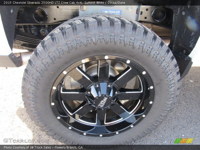 Summit White / Cocoa/Dune 2015 Chevrolet Silverado 2500HD LTZ Crew Cab 4x4