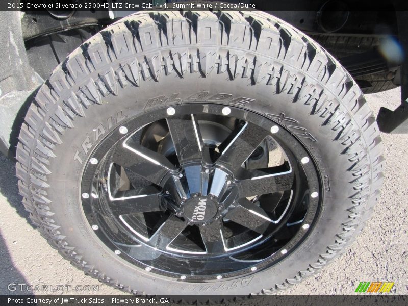 Summit White / Cocoa/Dune 2015 Chevrolet Silverado 2500HD LTZ Crew Cab 4x4