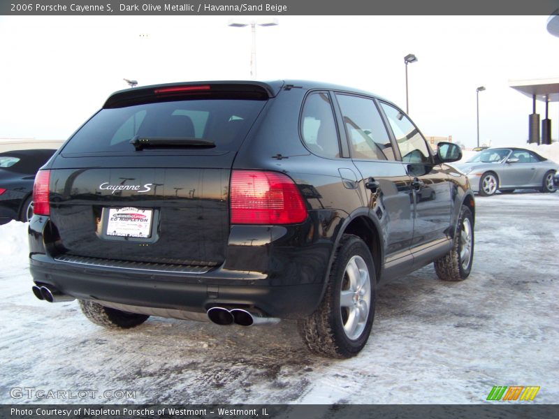 Dark Olive Metallic / Havanna/Sand Beige 2006 Porsche Cayenne S