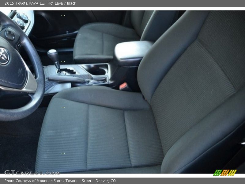 Hot Lava / Black 2015 Toyota RAV4 LE