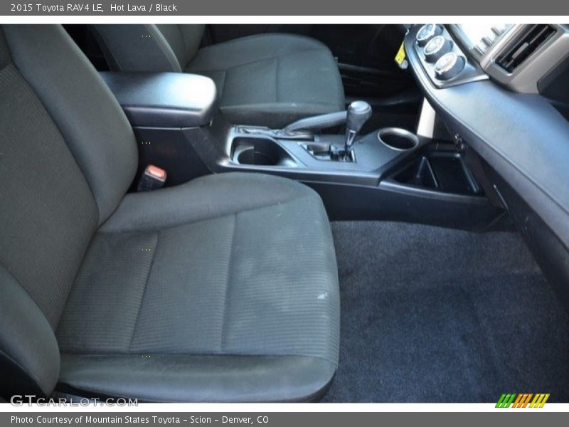 Hot Lava / Black 2015 Toyota RAV4 LE