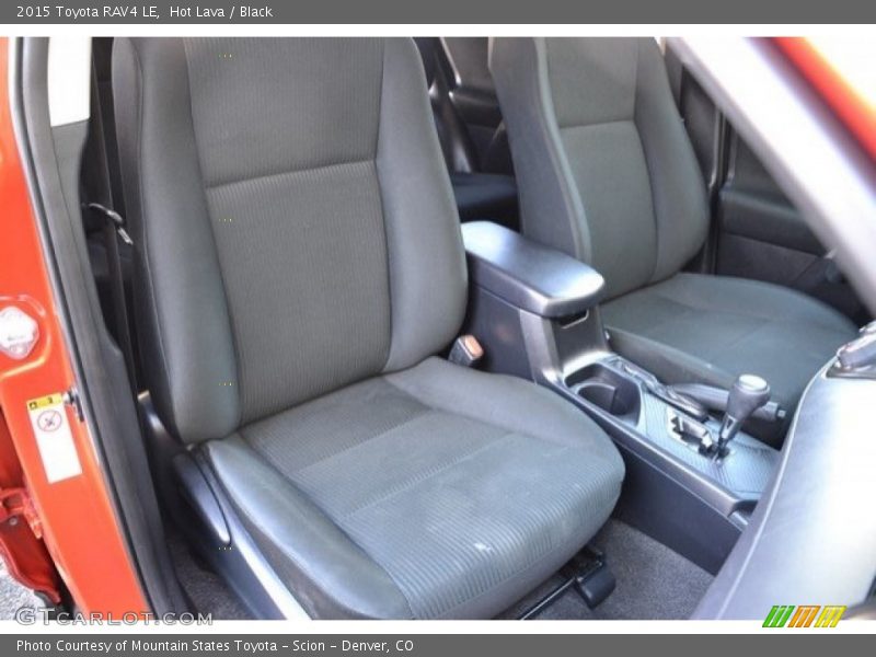 Hot Lava / Black 2015 Toyota RAV4 LE