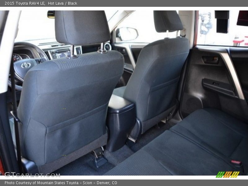 Hot Lava / Black 2015 Toyota RAV4 LE