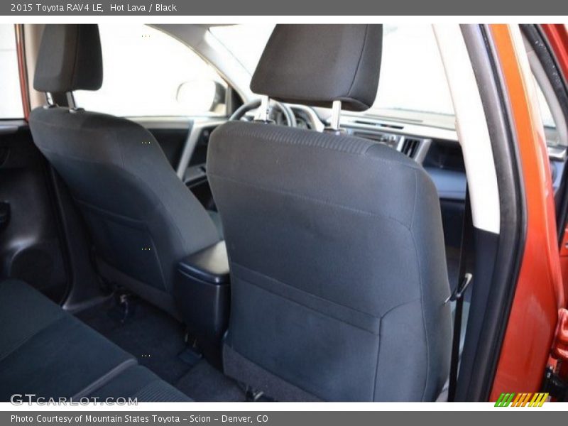 Hot Lava / Black 2015 Toyota RAV4 LE