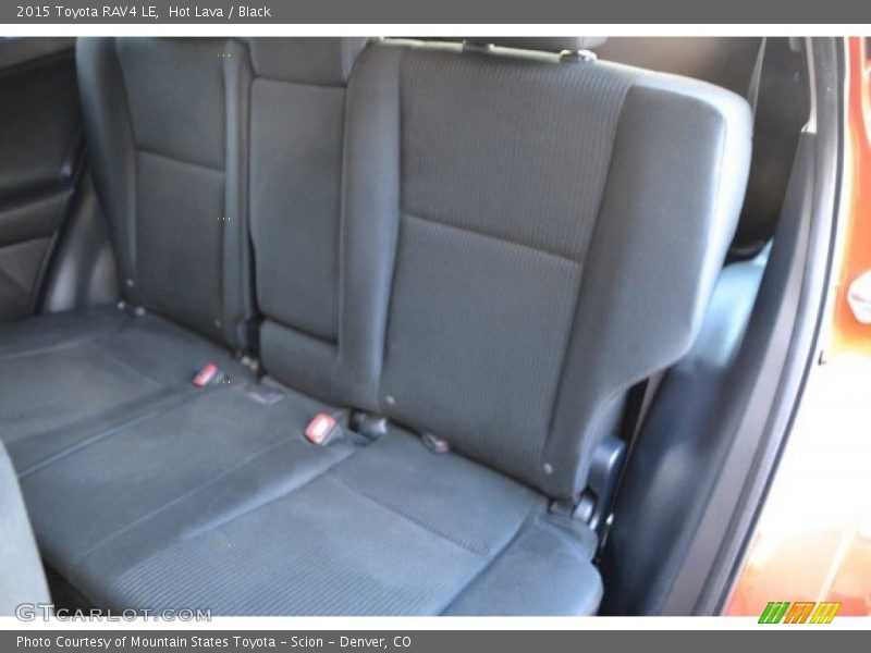 Hot Lava / Black 2015 Toyota RAV4 LE