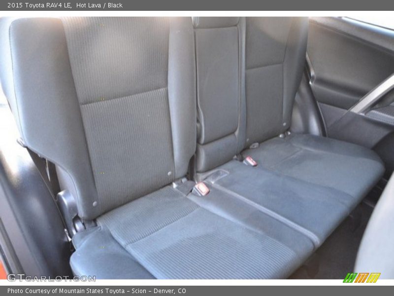 Hot Lava / Black 2015 Toyota RAV4 LE