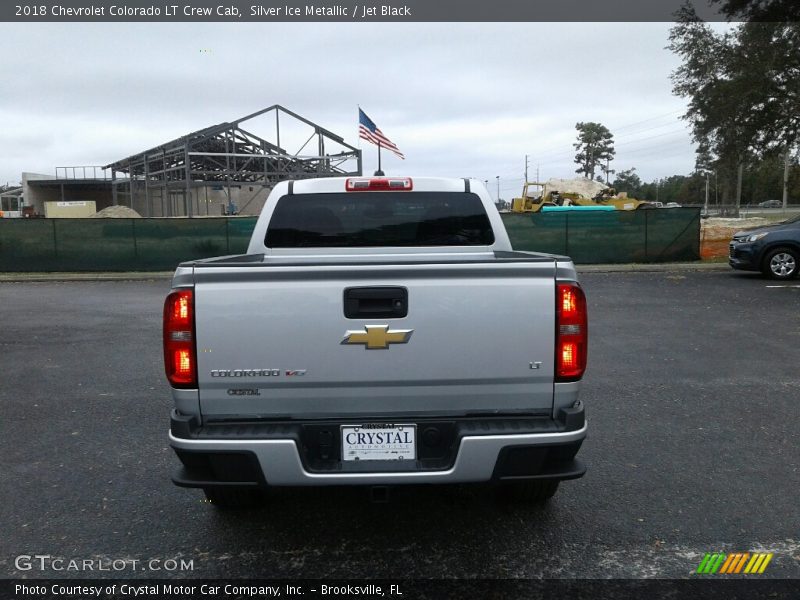 Silver Ice Metallic / Jet Black 2018 Chevrolet Colorado LT Crew Cab