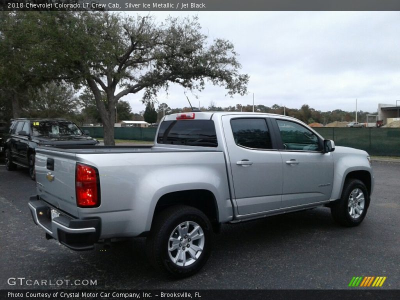 Silver Ice Metallic / Jet Black 2018 Chevrolet Colorado LT Crew Cab