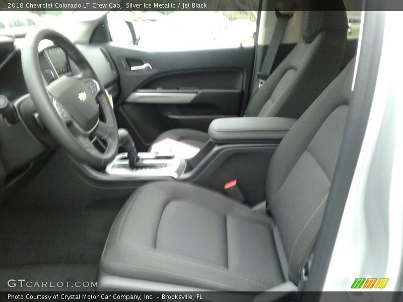 Silver Ice Metallic / Jet Black 2018 Chevrolet Colorado LT Crew Cab