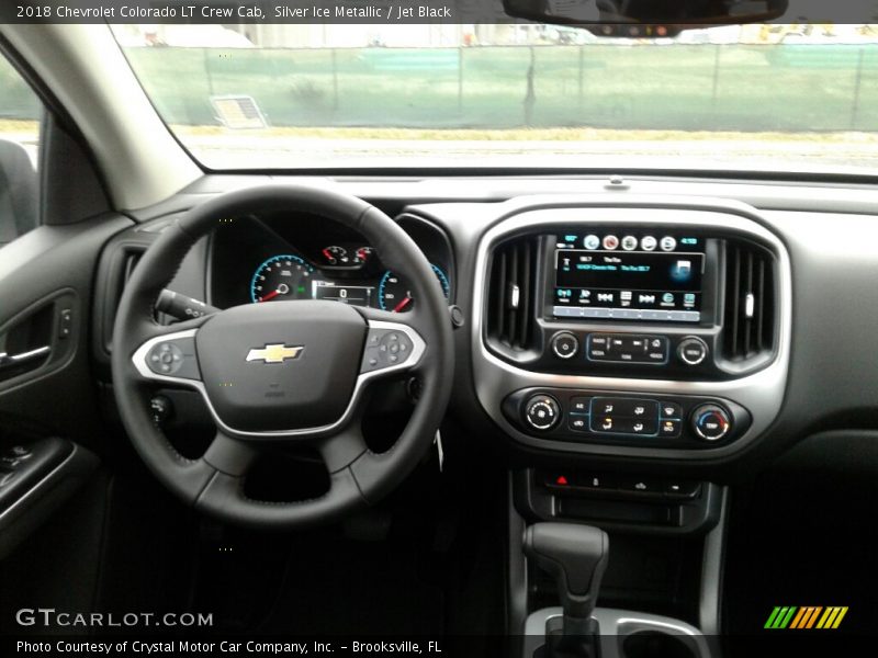 Silver Ice Metallic / Jet Black 2018 Chevrolet Colorado LT Crew Cab