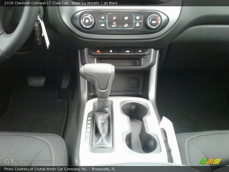 Silver Ice Metallic / Jet Black 2018 Chevrolet Colorado LT Crew Cab