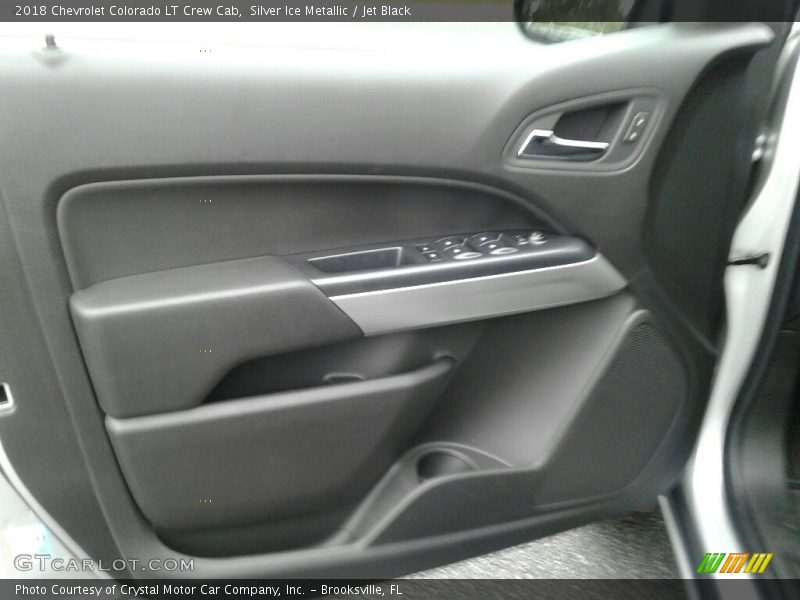 Silver Ice Metallic / Jet Black 2018 Chevrolet Colorado LT Crew Cab