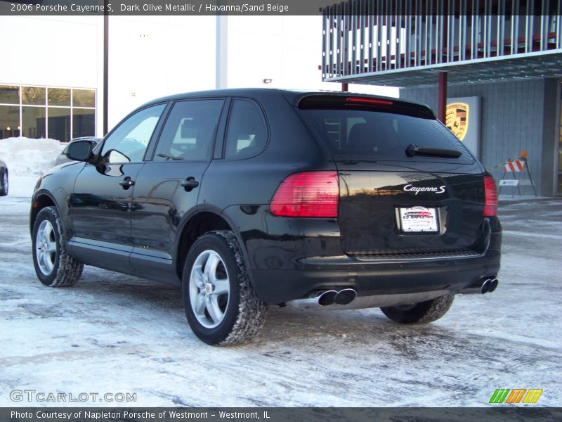 Dark Olive Metallic / Havanna/Sand Beige 2006 Porsche Cayenne S