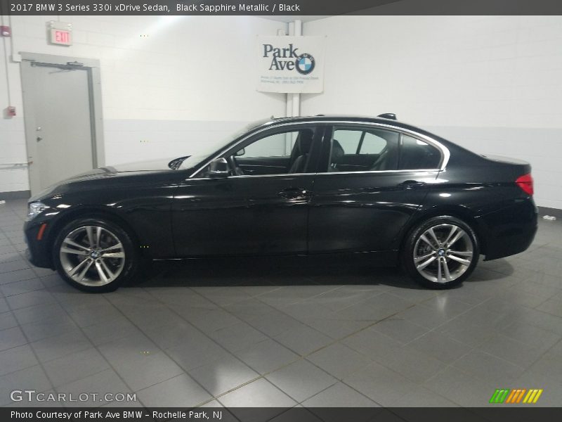 Black Sapphire Metallic / Black 2017 BMW 3 Series 330i xDrive Sedan