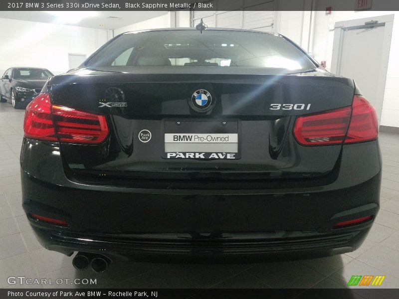 Black Sapphire Metallic / Black 2017 BMW 3 Series 330i xDrive Sedan