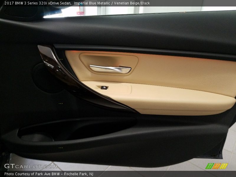 Imperial Blue Metallic / Venetian Beige/Black 2017 BMW 3 Series 320i xDrive Sedan