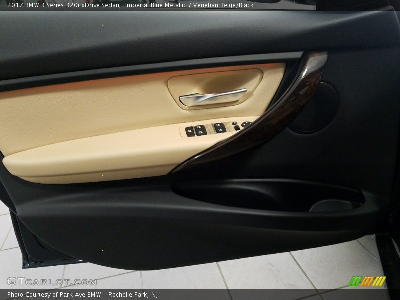 Imperial Blue Metallic / Venetian Beige/Black 2017 BMW 3 Series 320i xDrive Sedan
