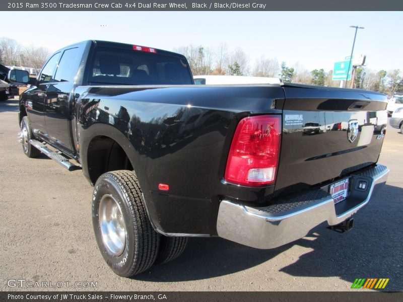 Black / Black/Diesel Gray 2015 Ram 3500 Tradesman Crew Cab 4x4 Dual Rear Wheel