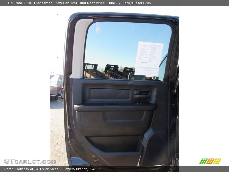 Black / Black/Diesel Gray 2015 Ram 3500 Tradesman Crew Cab 4x4 Dual Rear Wheel