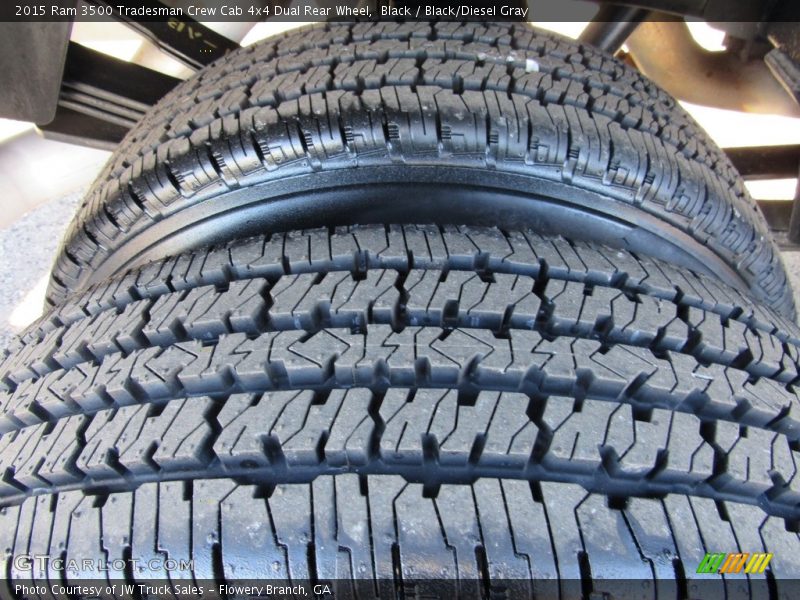 Black / Black/Diesel Gray 2015 Ram 3500 Tradesman Crew Cab 4x4 Dual Rear Wheel