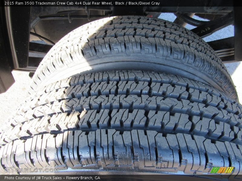 Black / Black/Diesel Gray 2015 Ram 3500 Tradesman Crew Cab 4x4 Dual Rear Wheel
