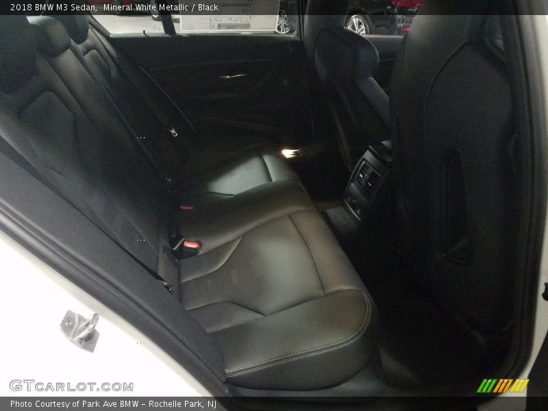 Mineral White Metallic / Black 2018 BMW M3 Sedan