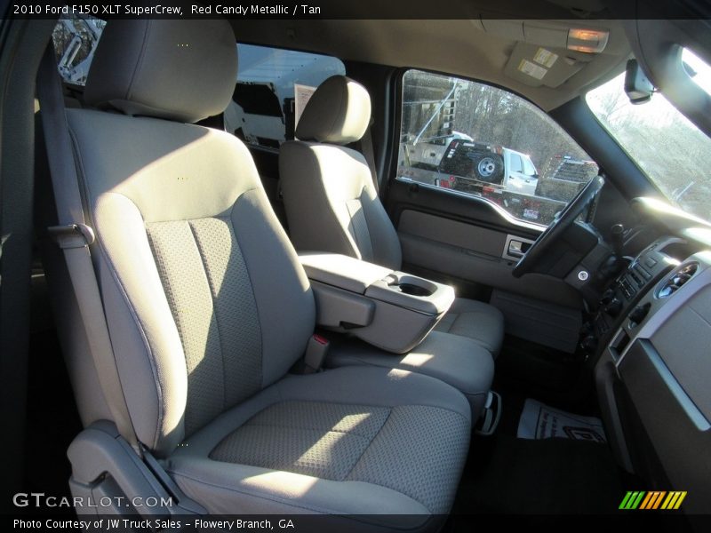 Red Candy Metallic / Tan 2010 Ford F150 XLT SuperCrew
