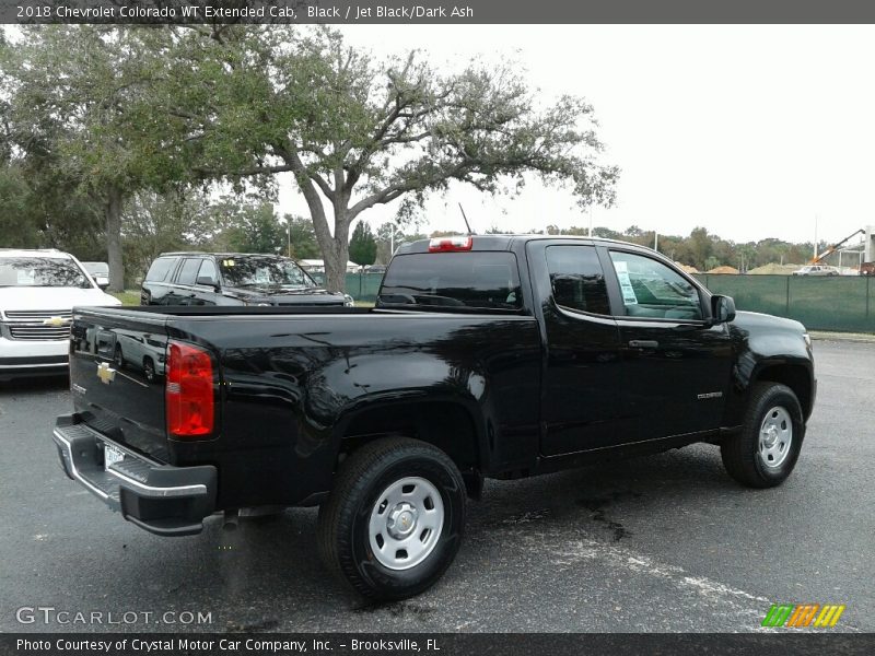 Black / Jet Black/Dark Ash 2018 Chevrolet Colorado WT Extended Cab