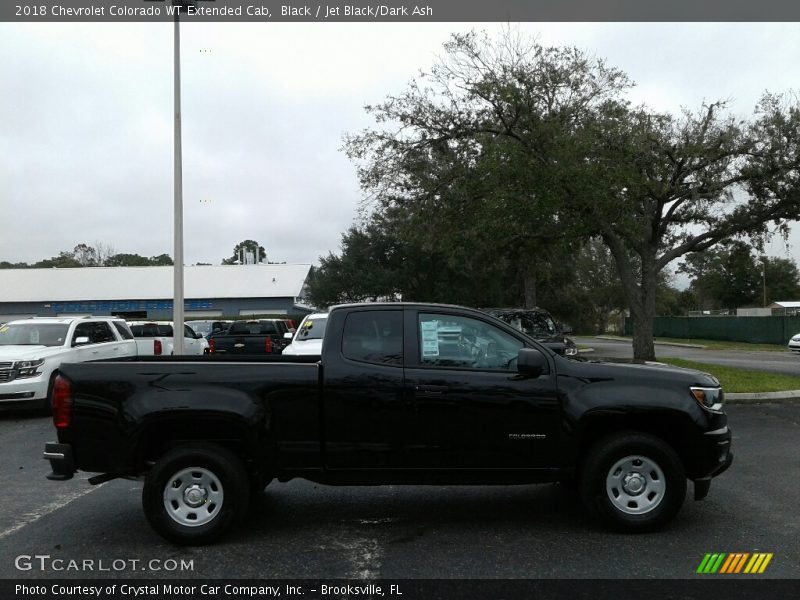 Black / Jet Black/Dark Ash 2018 Chevrolet Colorado WT Extended Cab