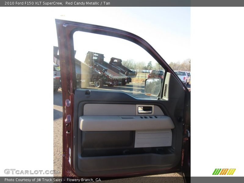 Red Candy Metallic / Tan 2010 Ford F150 XLT SuperCrew