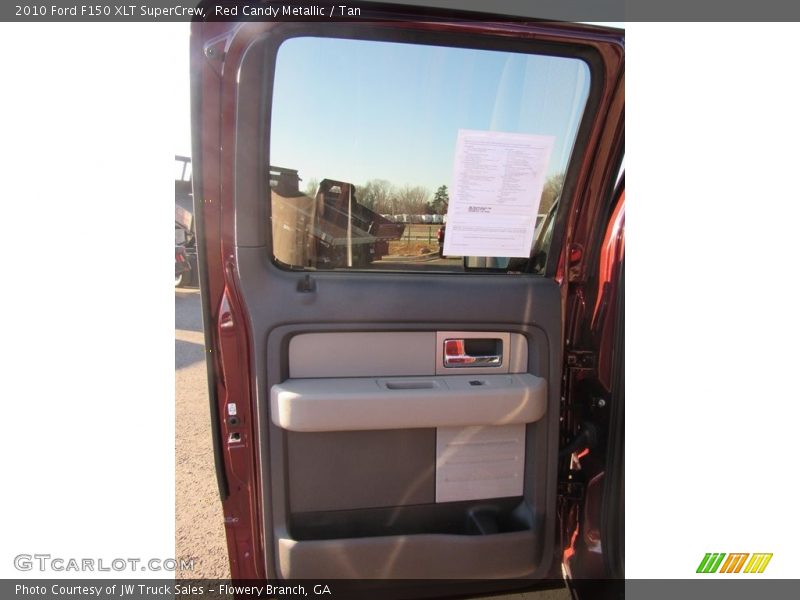 Red Candy Metallic / Tan 2010 Ford F150 XLT SuperCrew