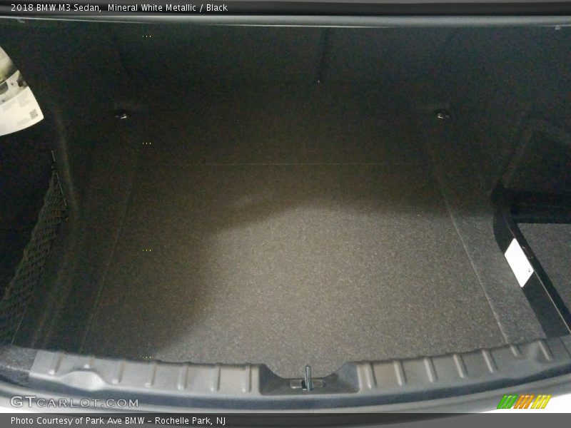 Mineral White Metallic / Black 2018 BMW M3 Sedan