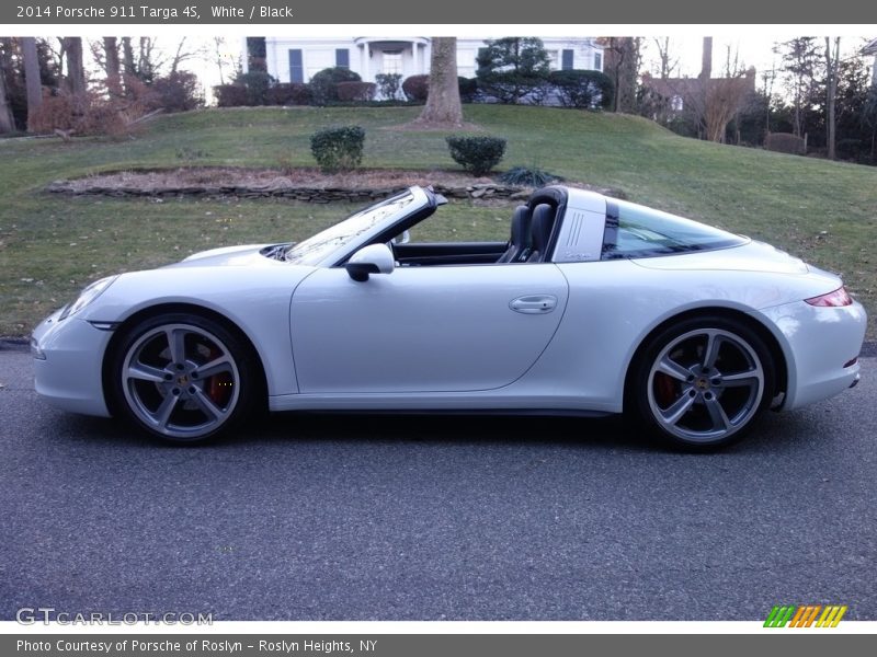 White / Black 2014 Porsche 911 Targa 4S