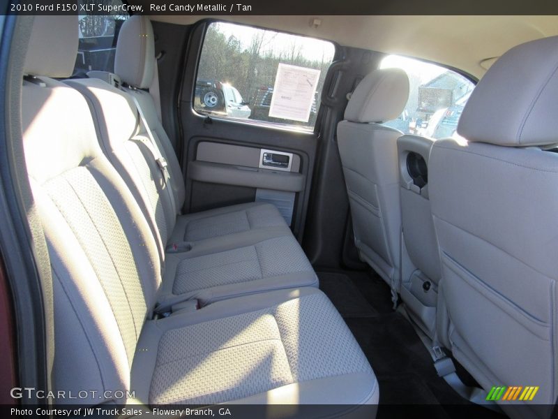 Red Candy Metallic / Tan 2010 Ford F150 XLT SuperCrew