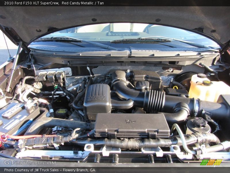 Red Candy Metallic / Tan 2010 Ford F150 XLT SuperCrew