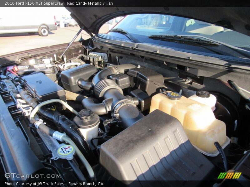 Red Candy Metallic / Tan 2010 Ford F150 XLT SuperCrew
