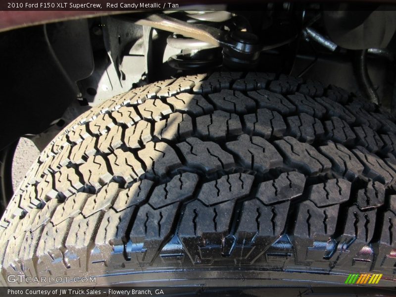 Red Candy Metallic / Tan 2010 Ford F150 XLT SuperCrew