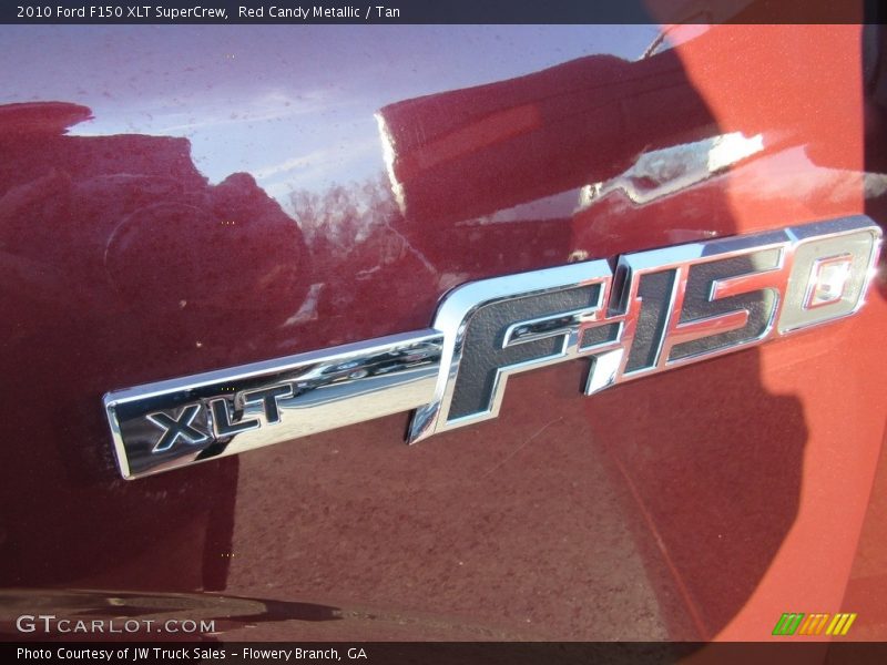 Red Candy Metallic / Tan 2010 Ford F150 XLT SuperCrew