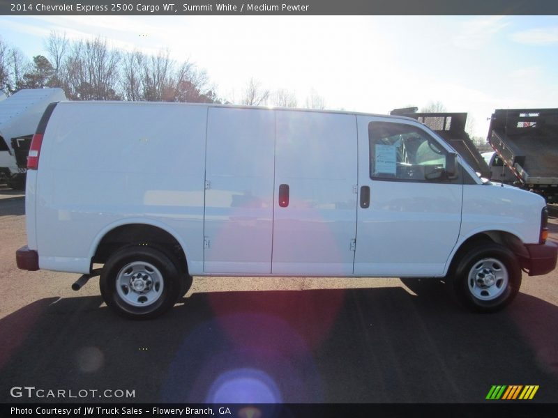 Summit White / Medium Pewter 2014 Chevrolet Express 2500 Cargo WT