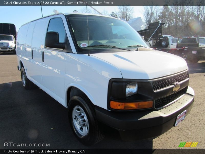 Summit White / Medium Pewter 2014 Chevrolet Express 2500 Cargo WT